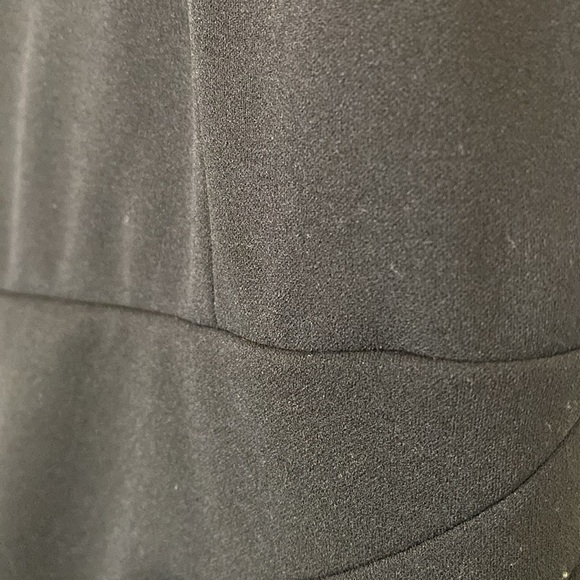 🎅🏼 Bnwt Laundry by Shelli Segal fitted pleated high neck midi black dress - Picture 8 of 10